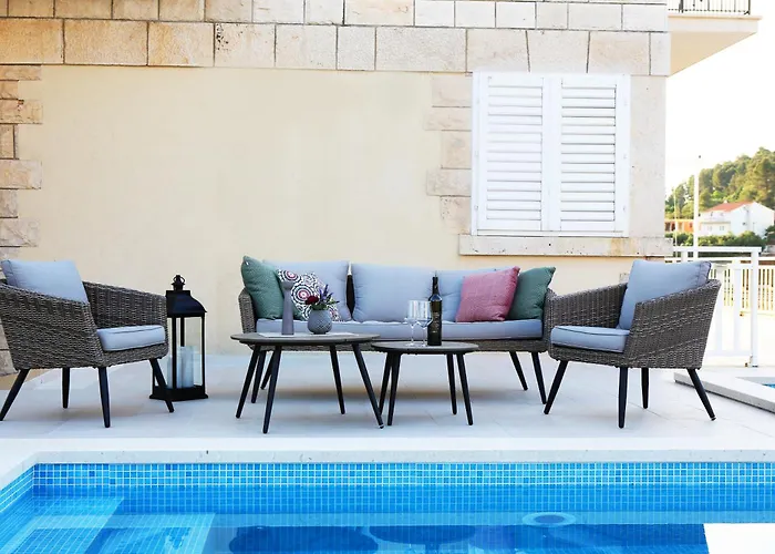 Seaside With A Swimming Pool Lumbarda, Korcula - 9303 Lumbarda